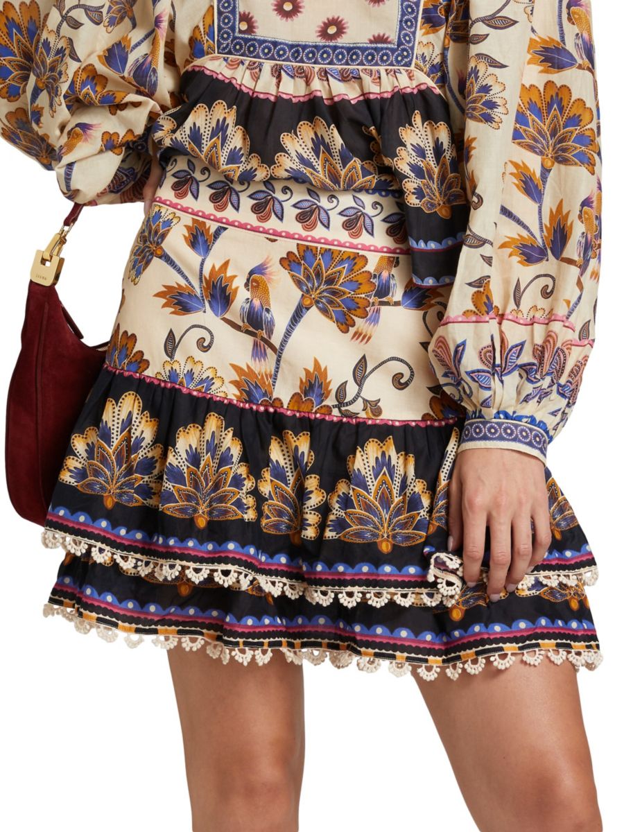 

Мини-юбка с цветочным принтом Ainika Farm Rio, цвет Ainika Floral