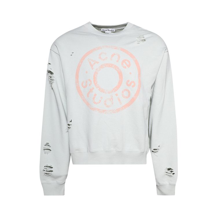 

Свитер Acne Studios Logo Printed Sweater 'Ice Blue', синий