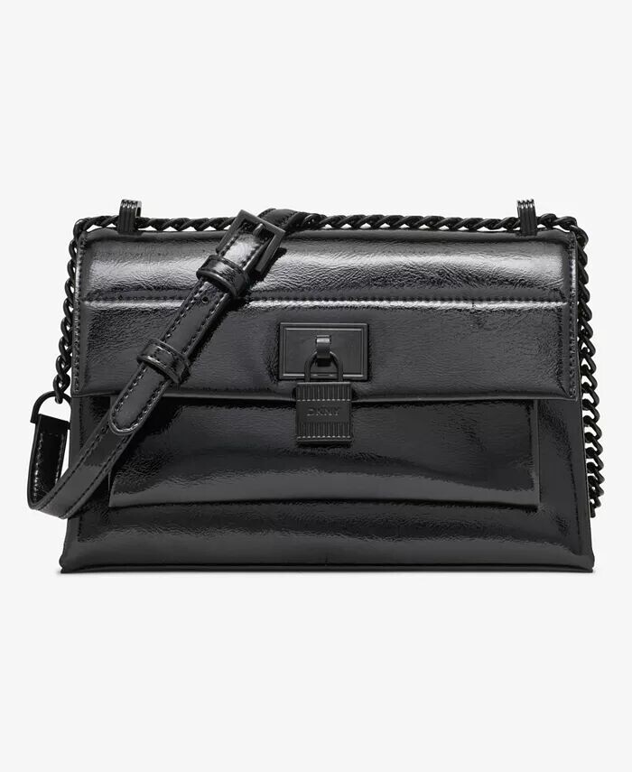 

Маленькая сумка через плечо Evie с клапаном Dkny, черный