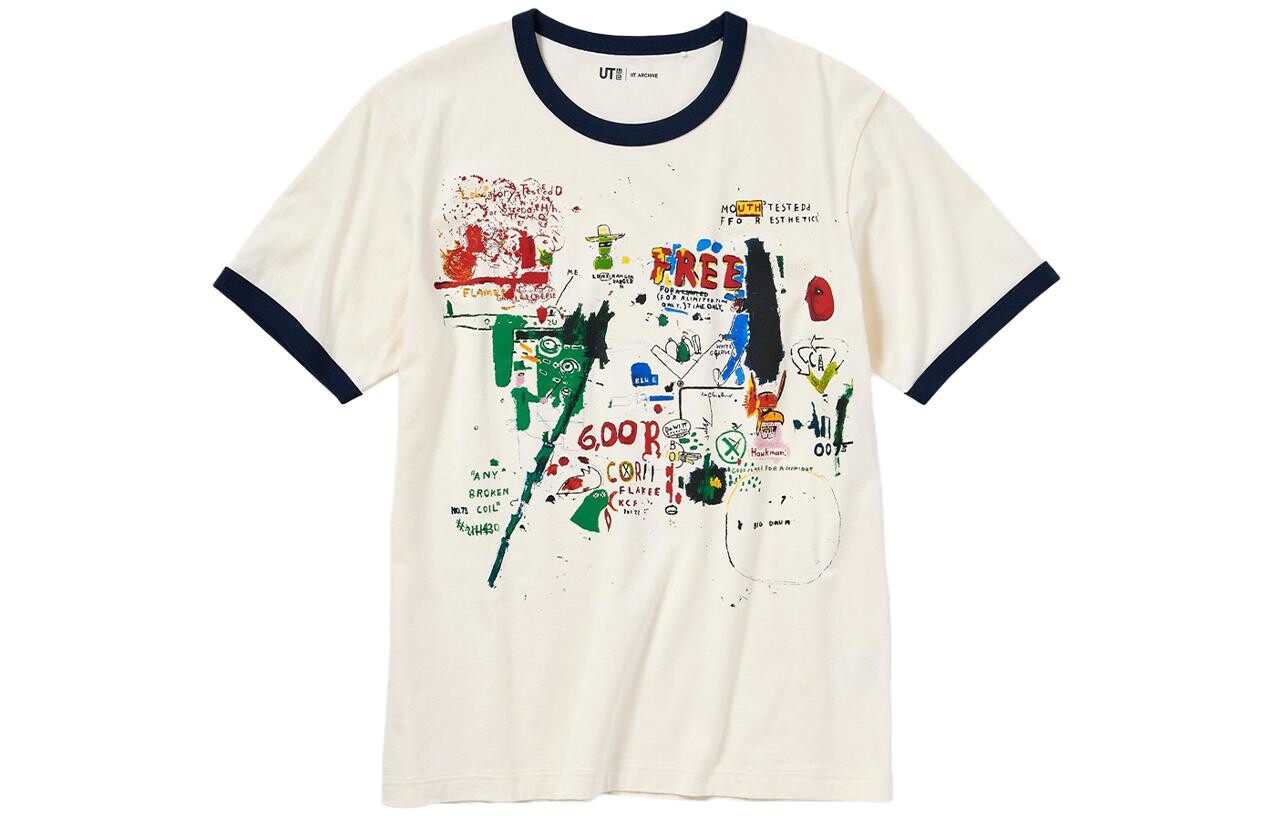 

UNIQLO Футболка унисекс, Молочно-белый