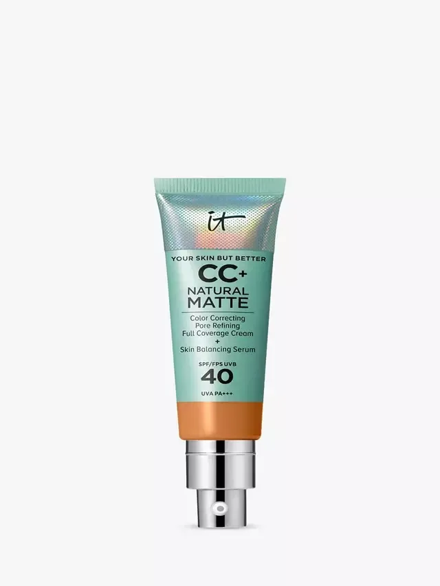 Тональный крем CC+ Natural Matte Foundation SPF 40 для лучшей кожи IT Cosmetics, Rich
