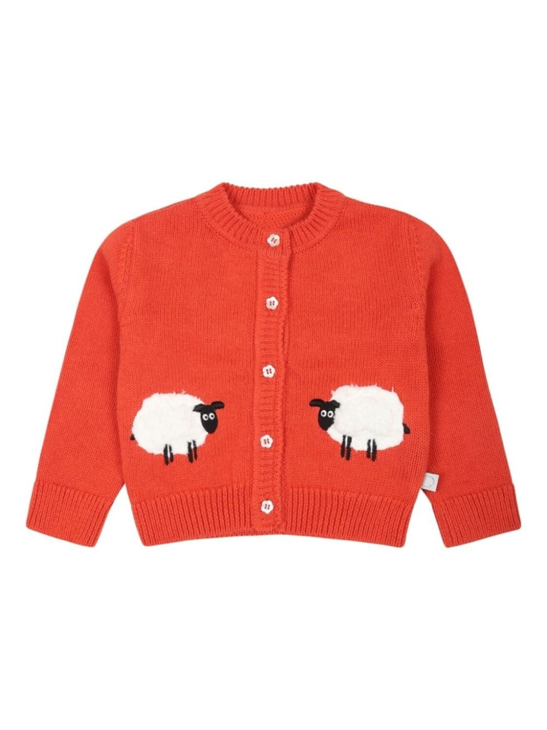 

Stella McCartney Kids кардиган с аппликацией, красный