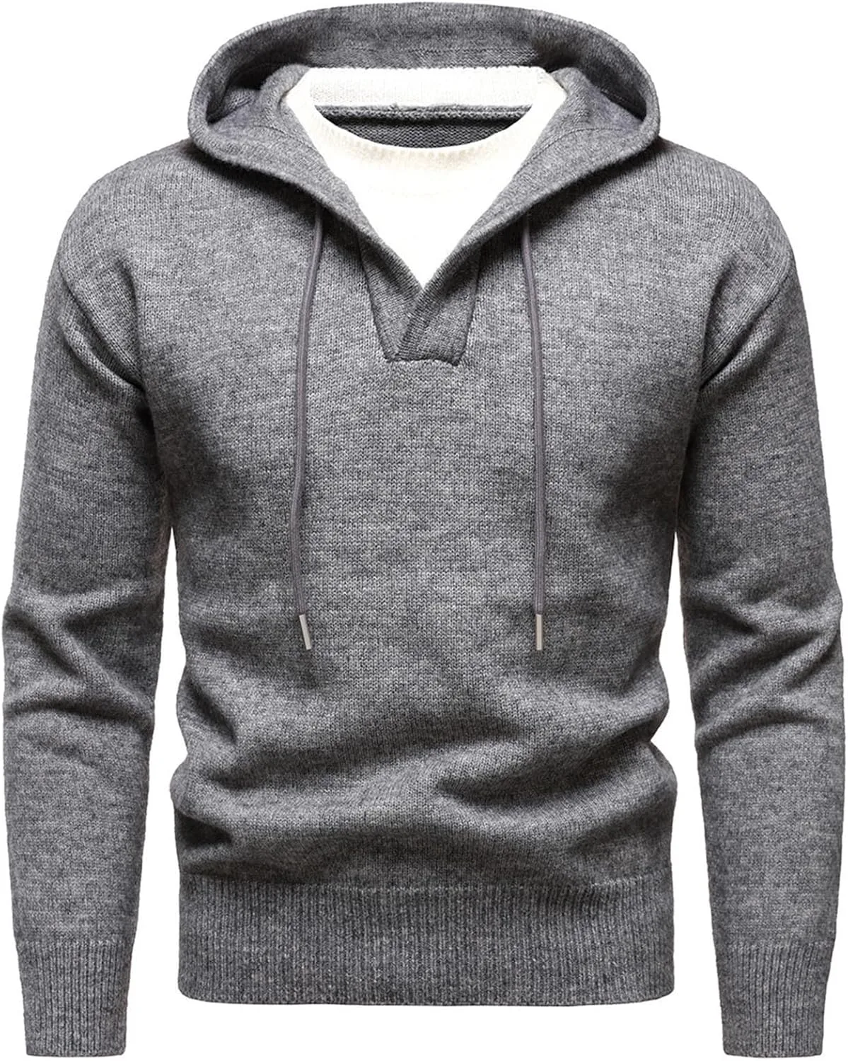 

Стильный капюшонный свитер Cambkatl для мужчин, вязаный, с длинными рукавами