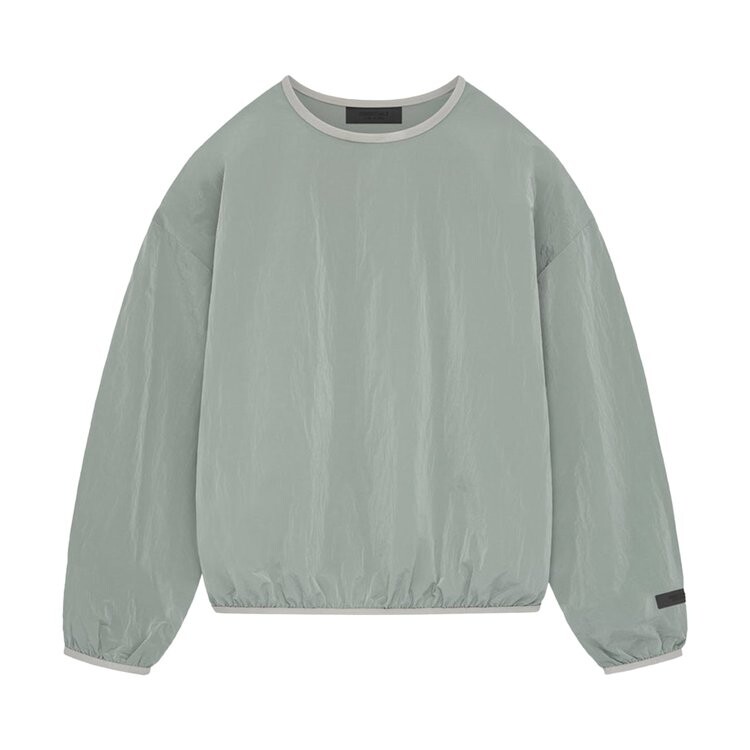 

Толстовка Fear Of God Essentials Fear of God Essentials Crinkle Nylon Pullover Crewneck, серый