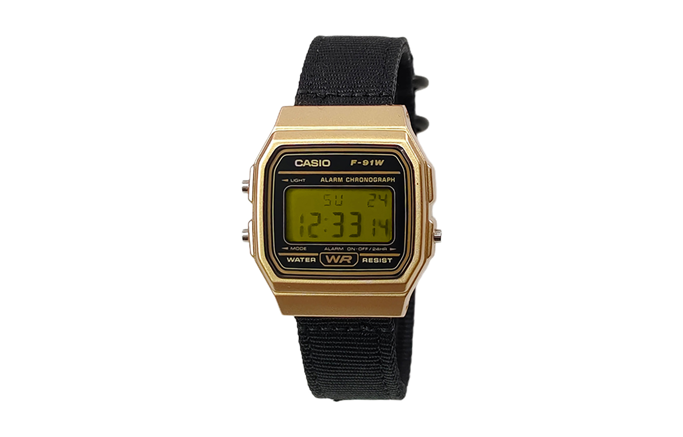 

CASIO Часы Retrofit Series Quartz Movement Nylon Strap Watch Men's Watch Black Dial