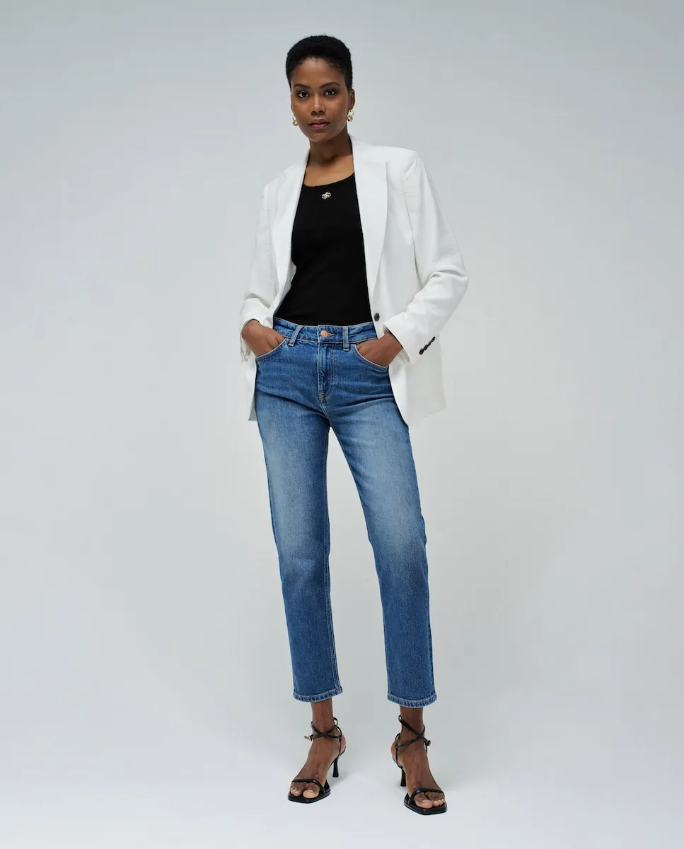 

Джинсы женские облегающие, укороченные, узкие Salsa Jeans, синий