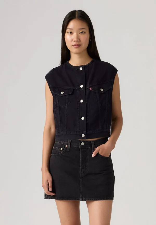 Укороченный жилет без воротника в стиле 90-х Levi'S, None Your Business Stone