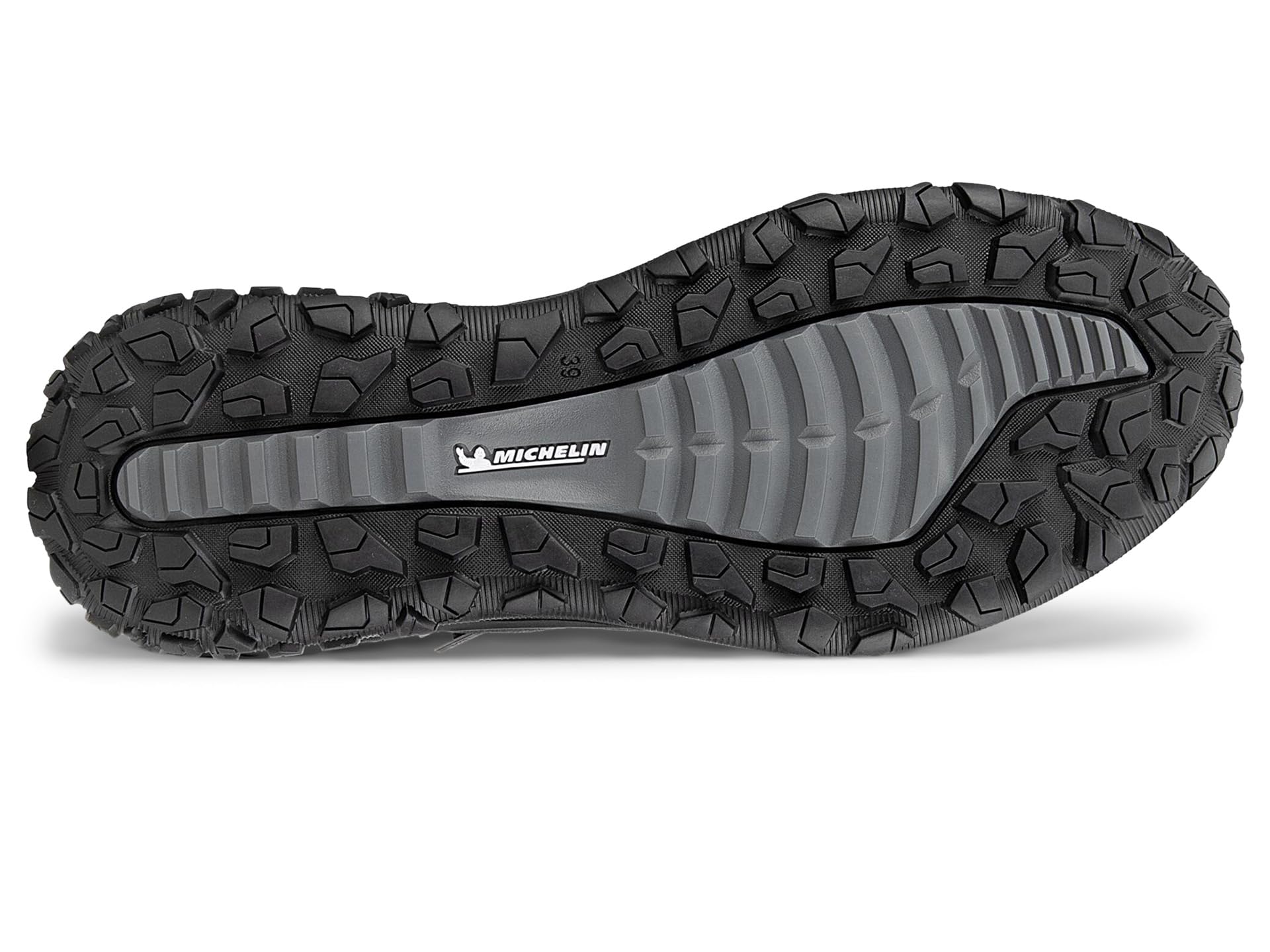 Ботинки ECCO Sport Ultra Terrain Waterproof Mid Warm Hiking Boots, цвет Black/Black Nubuck/Primaloft — фото 2