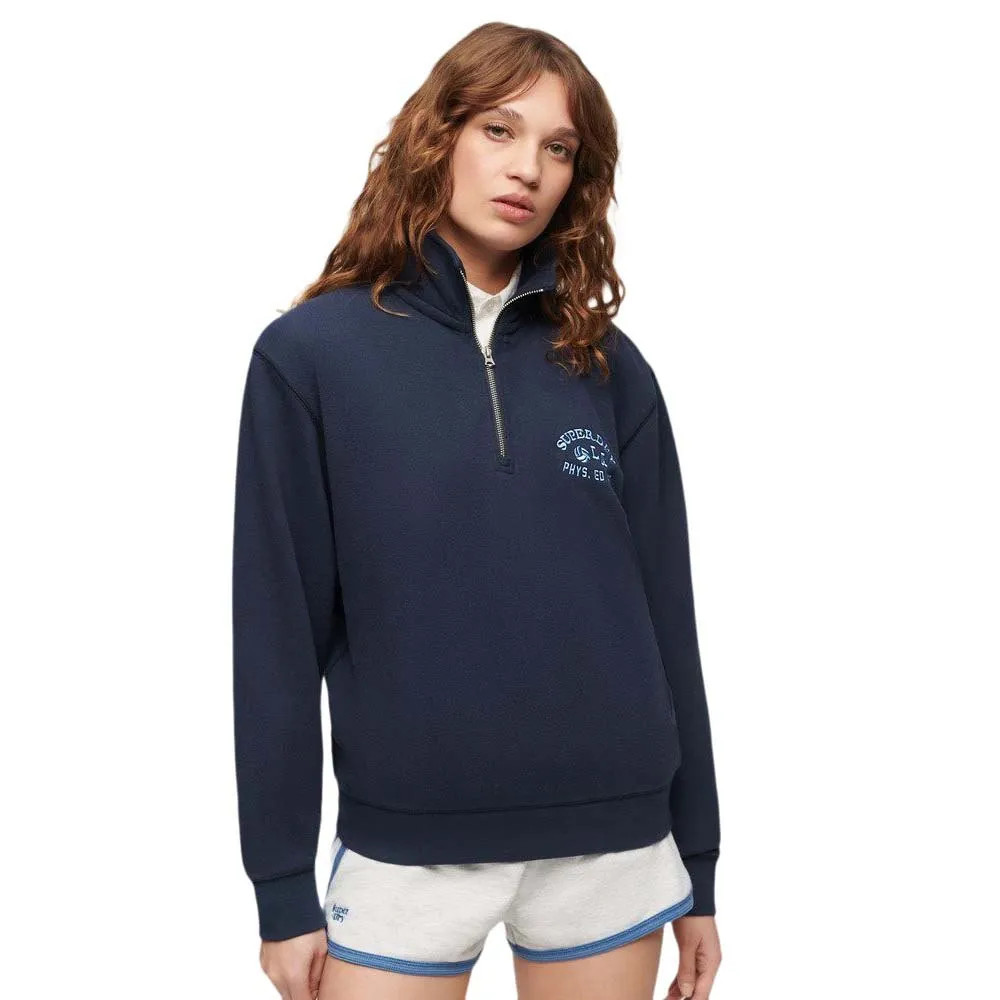 

Толстовка Superdry Essential Sweat half zip, синий