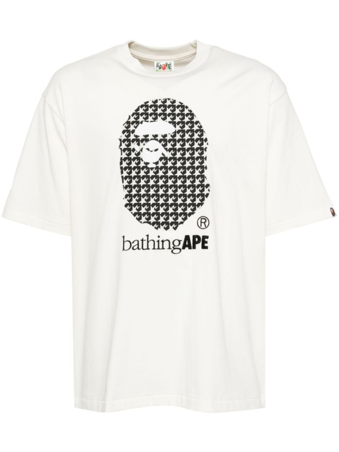 

Футболка STA в ломаную клетку A BATHING APE, нейтральный цвет