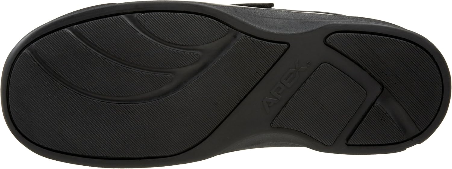 Мужские кроссовки Apex Oxford с одной биомеханической застежкой, черный — фото 4