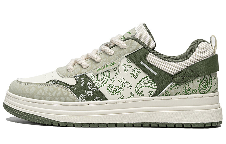 

Кроссовки WARRIOR Skateboarding Shoes Men Low-top Beige/green, зеленый