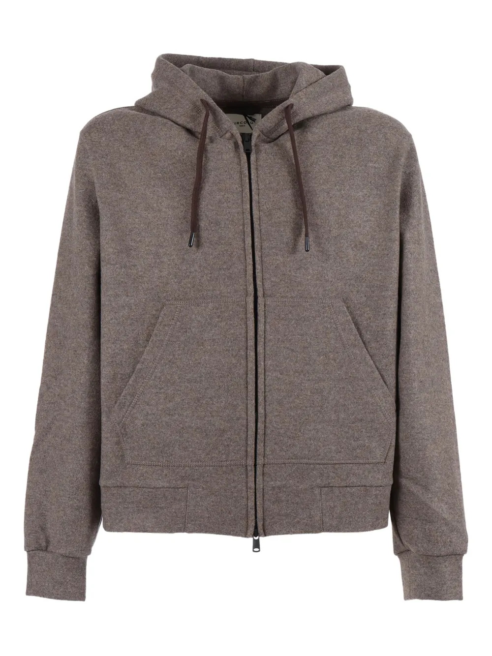 

Шерстяная толстовка на молнии Circolo 1901, коричневый