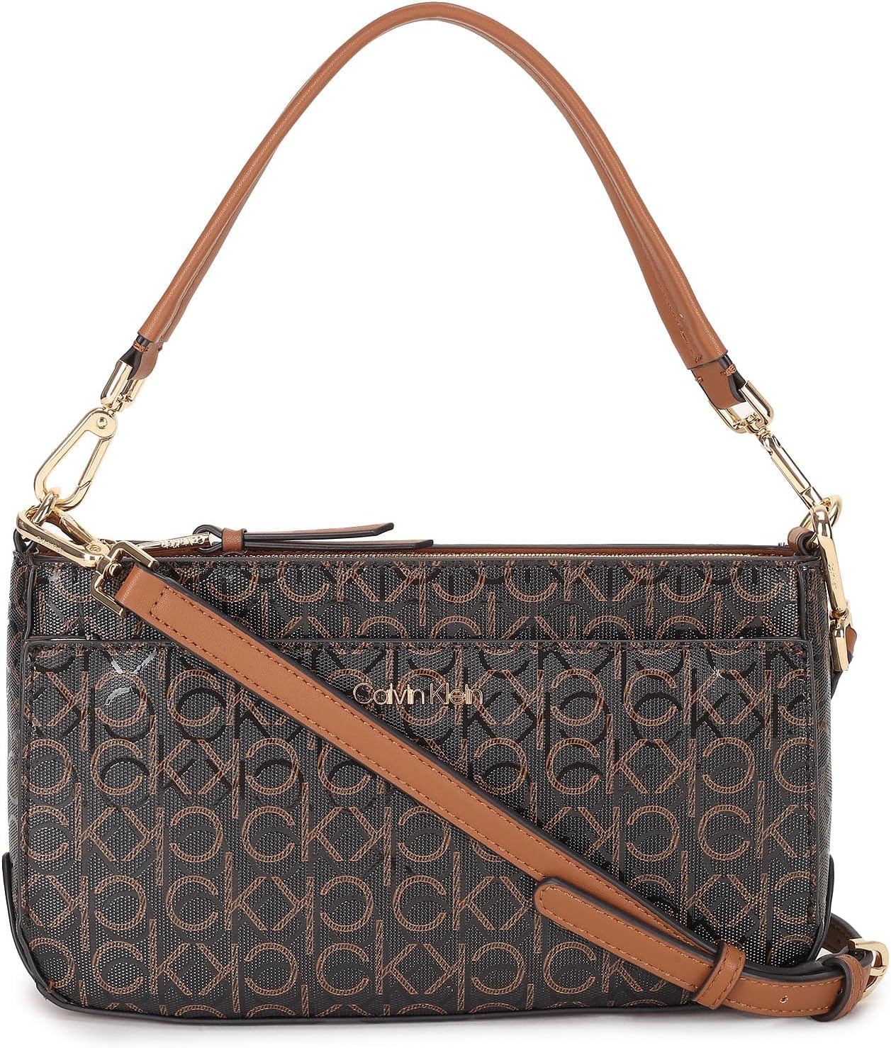 

Женская сумка через плечо Calvin Klein Lucy с тремя отделениями, Brown/Khaki/Caramel Embossed, Хаки, Женская сумка через плечо Calvin Klein Lucy с тремя отделениями, Brown/Khaki/Caramel Embossed