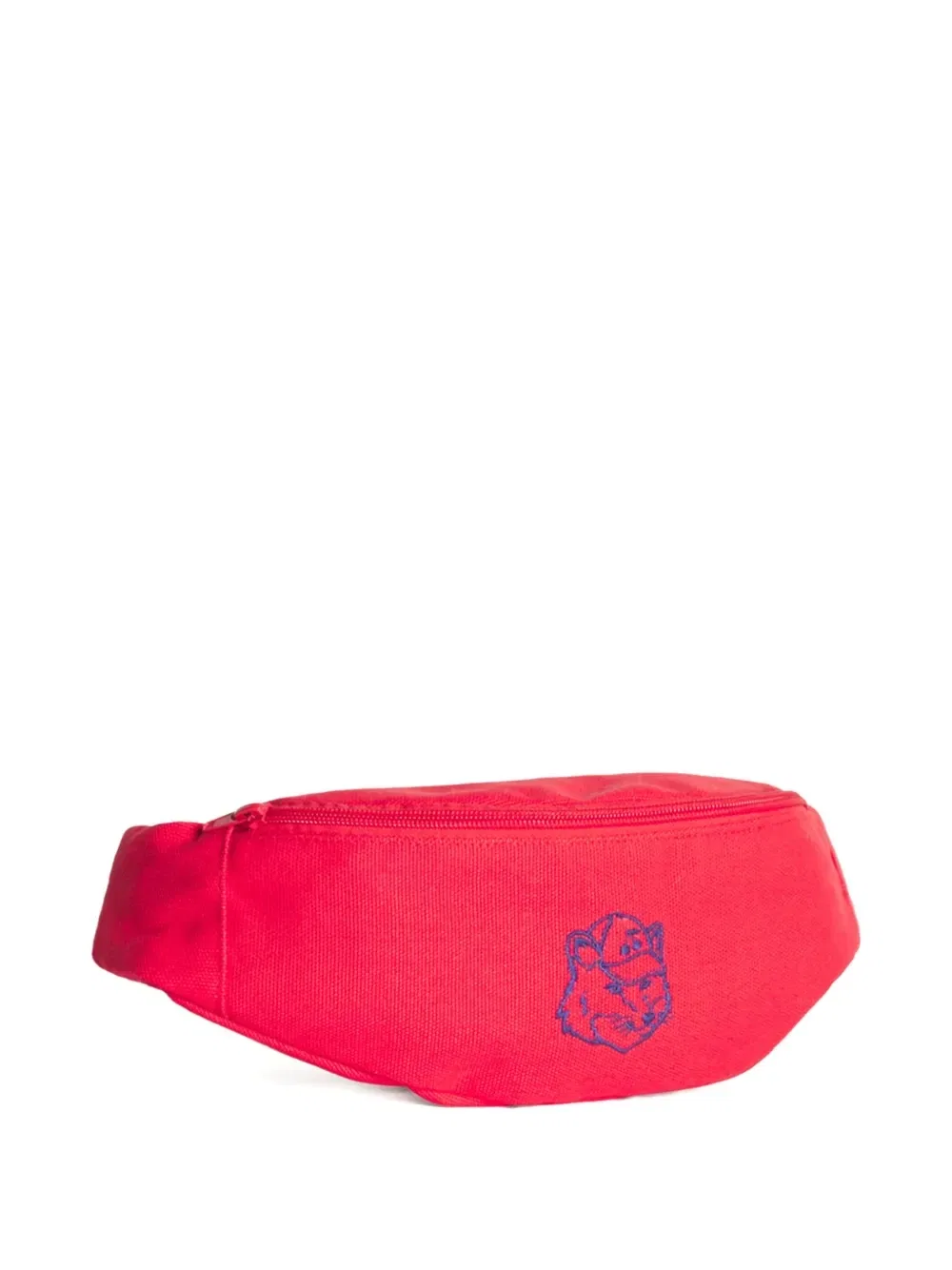 Поясная сумка с вышивкой в виде лисы X Bonpoint Leroy Maison Kitsuné Kids, красный — фото 3