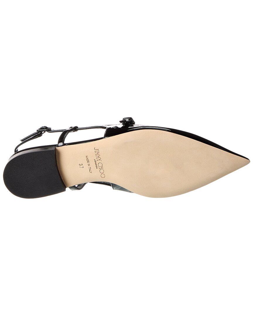 Туфли Jimmy Choo Didi Patent Flat, черный — фото 4