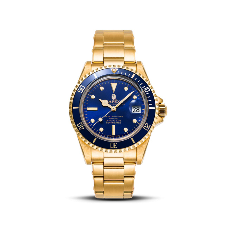 

Bapex Type 1 Часы Bape Золото Черный A BATHING APE, Черный BKX