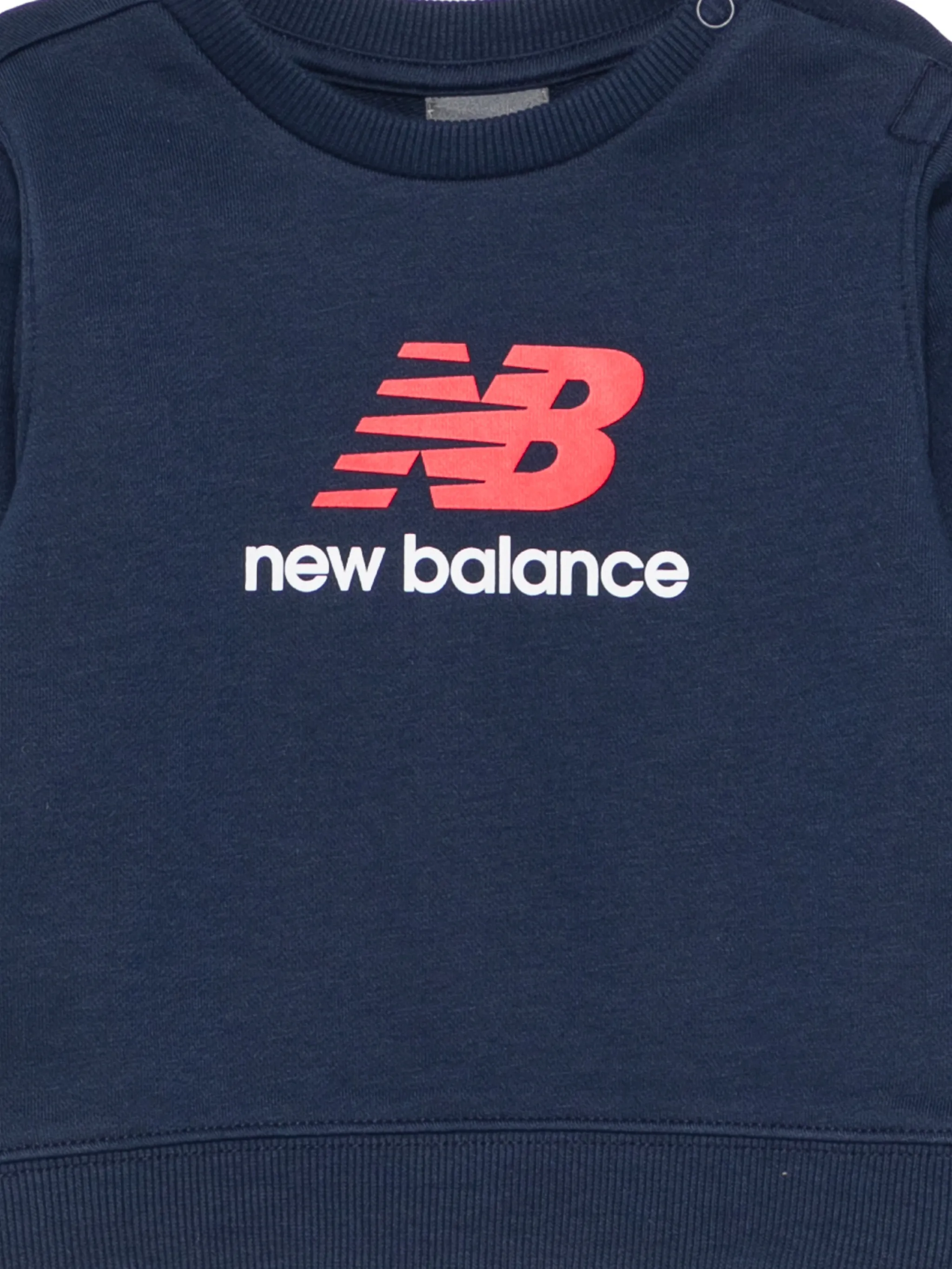 Толстовка с логотипом New Balance Kids, синий — фото 3