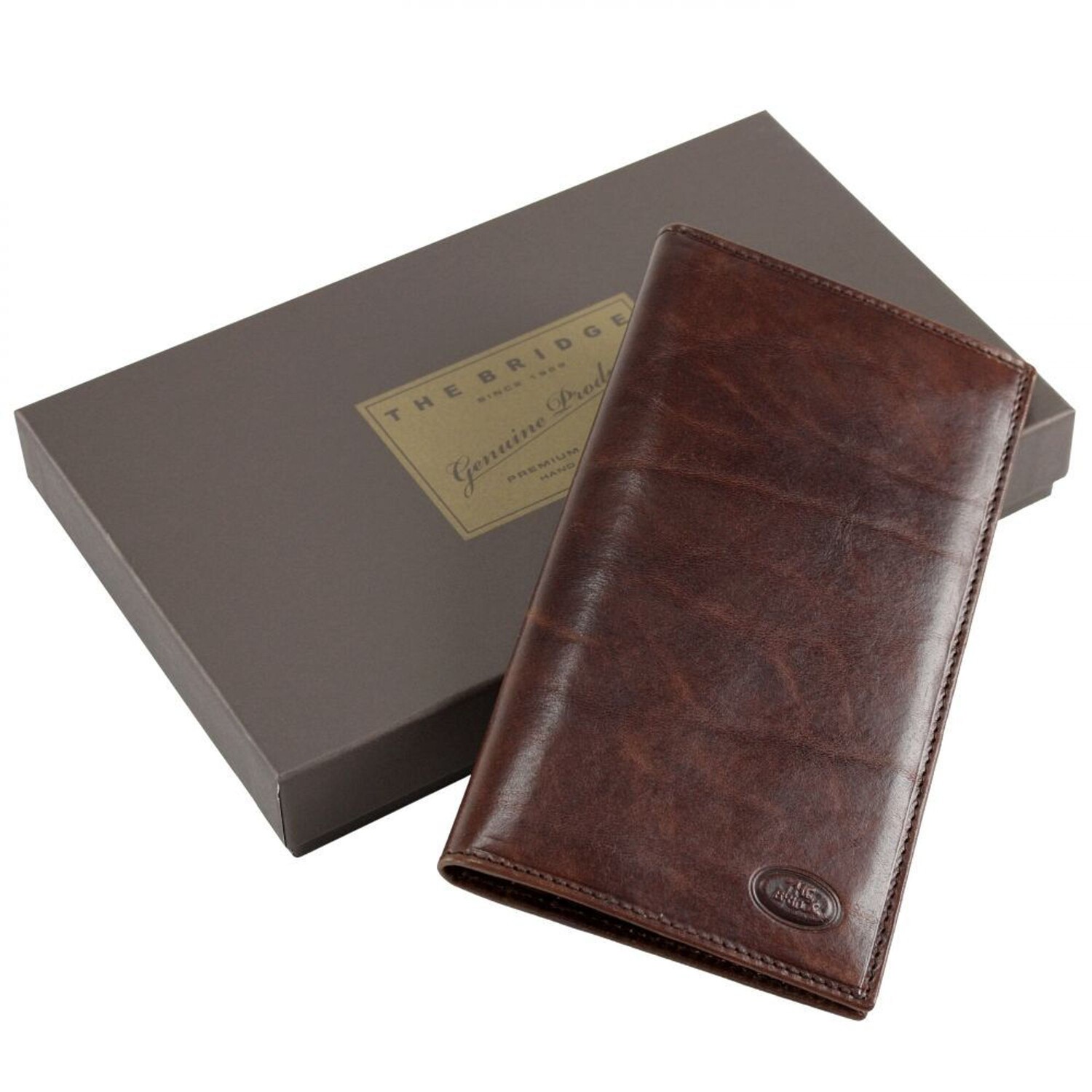 

Кошелек The Bridge Story Uomo Brieftasche Leder 18 см, цвет marrone