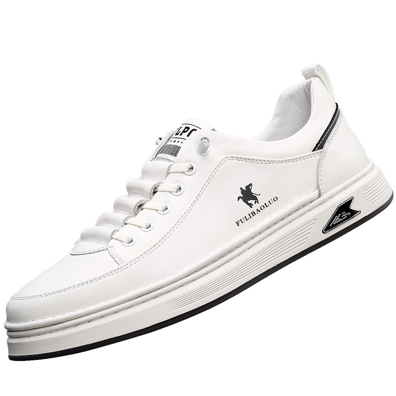 

Нескользящие и износостойкие легкие низкие мужские кроссовки для скейтбординга FULIBAOLUO, Flbl25072 White