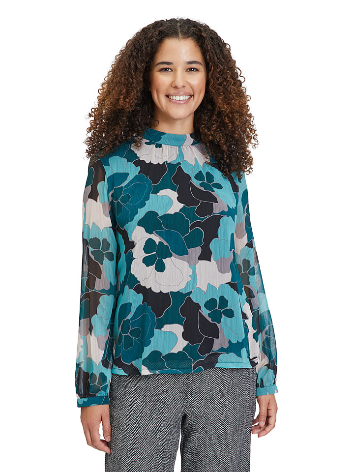 

Блуза Betty Barclay Bluse, цвет Petrol/Schwarz