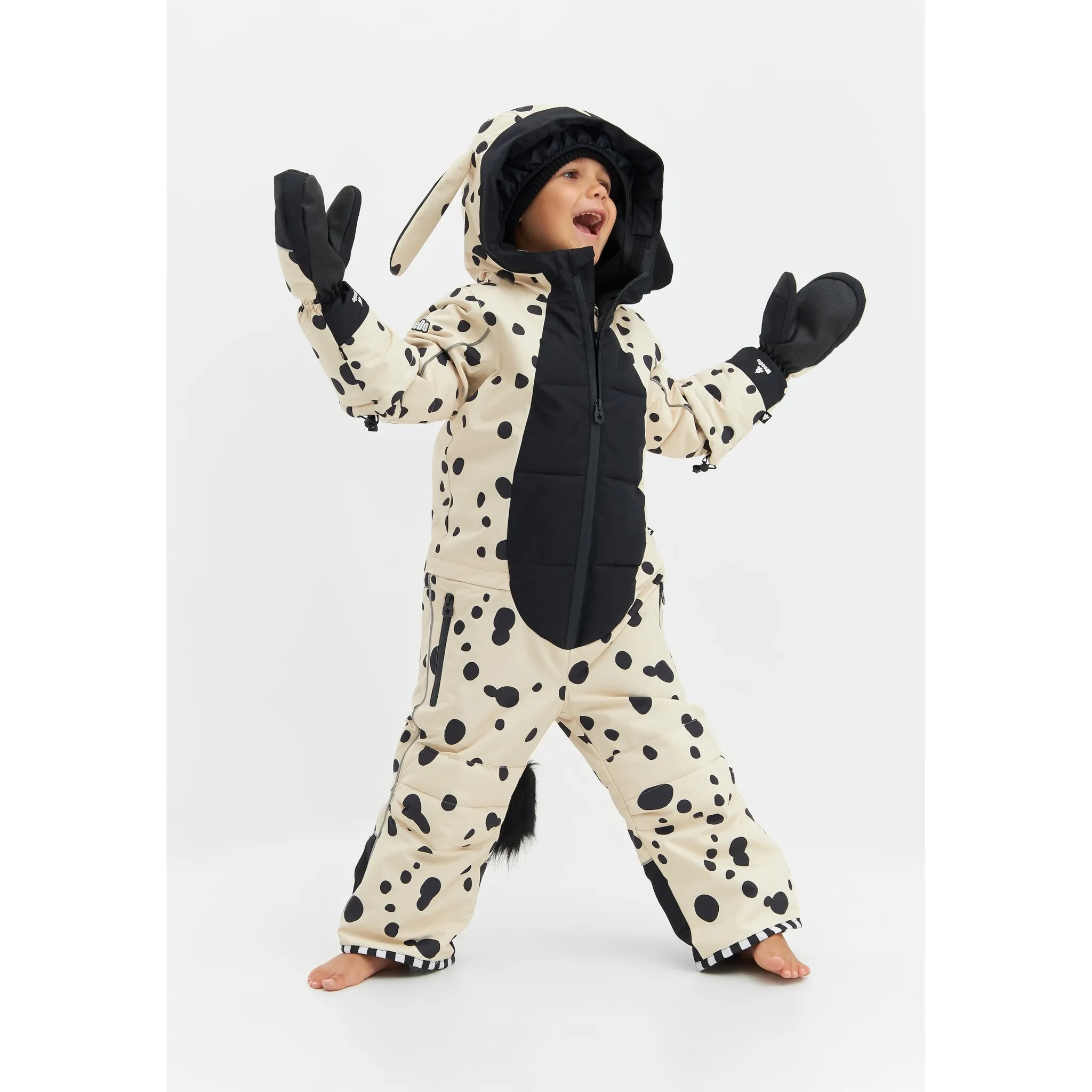 

Зимний комбинезон WeeDo «PUPPYDO», прочный зимний комбинезон, цвет print + black
