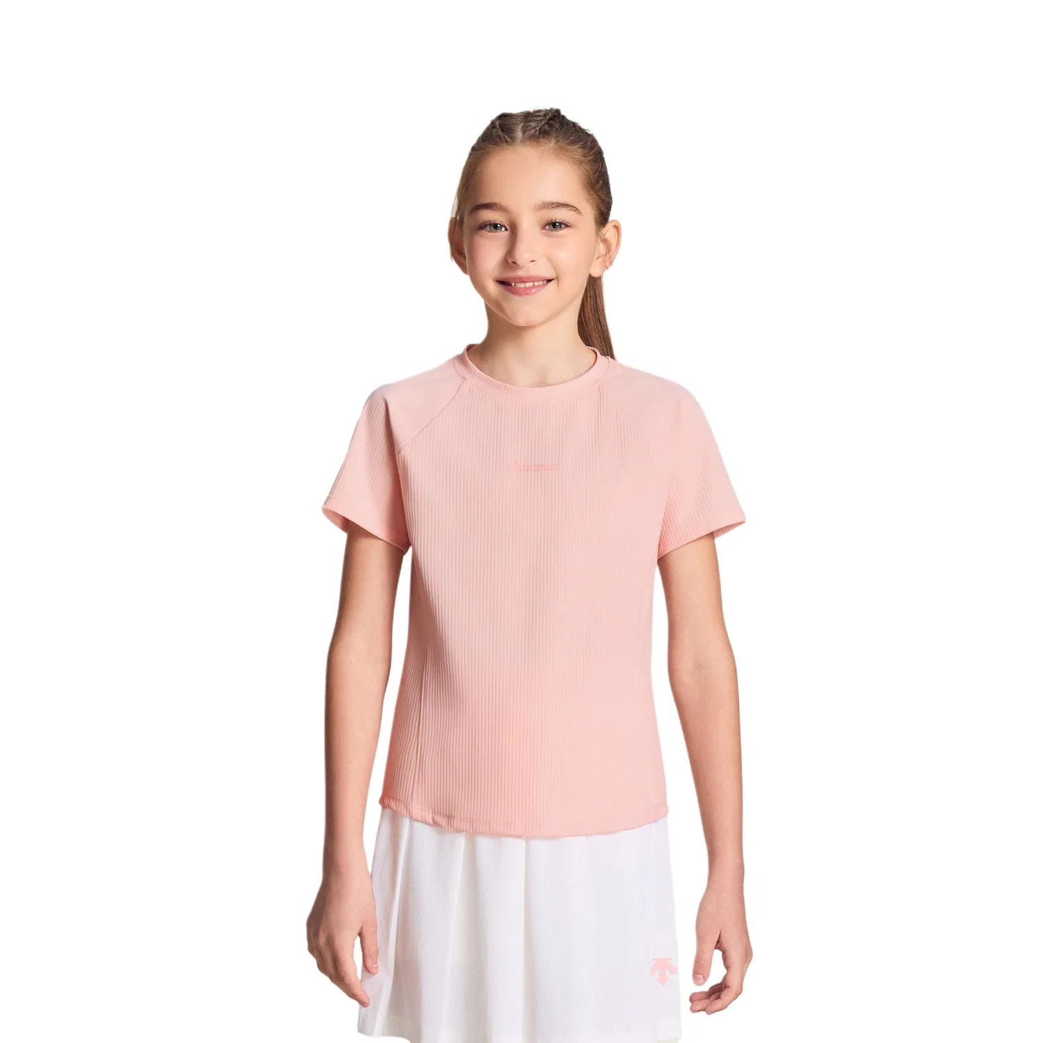 Футболка детская быстросохнущая DESCENTE Light Pink