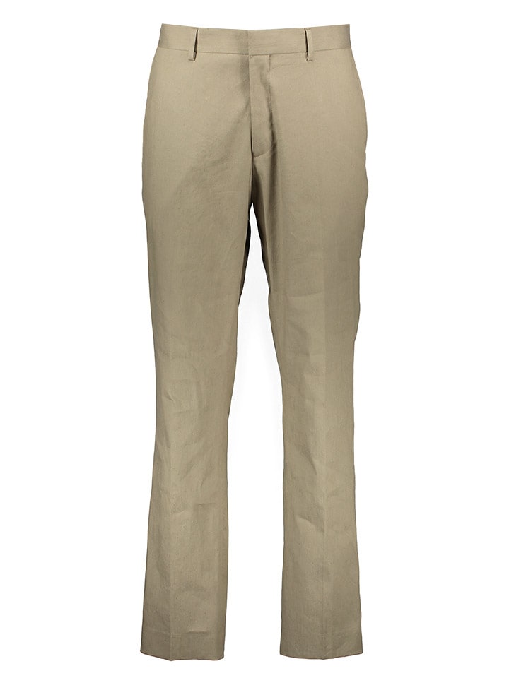 

Брюки из ткани - стандартный крой - бежевого цвета Gant