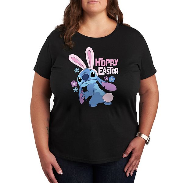 

Футболка S Lilo & Stitch с принтом Hoppy Easter Disney, Black
