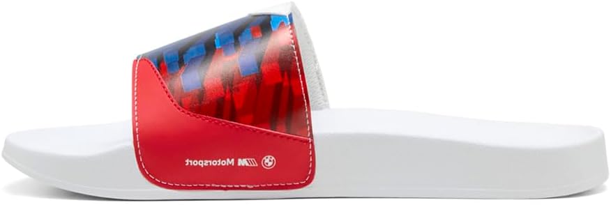 Мужские сандалии PUMA BMW M Motorsport Logo Leadcat 2.0 Slide Casual - белые — фото 3