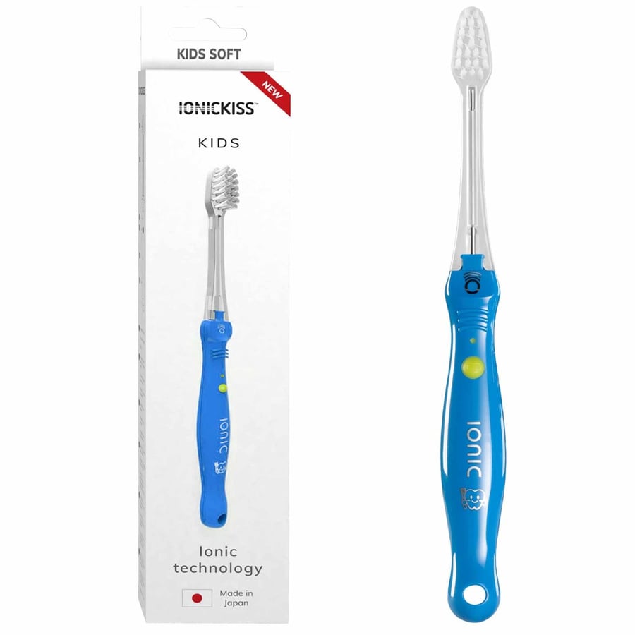 Детский набор - IONICKISS Kids Soft Blue Ionic Toothbrush + 2 шт. Мягкие советы для детей Inna marka — фото 2