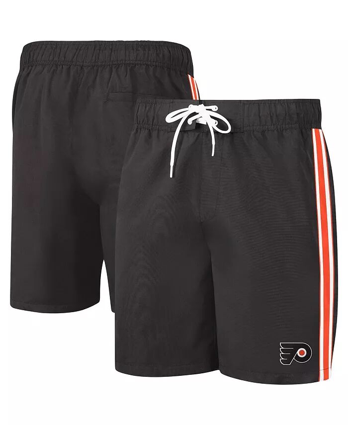 

Мужские черно-оранжевые шорты для плавания Philadelphia Flyers Sand Beach G-III Sports by Carl Banks