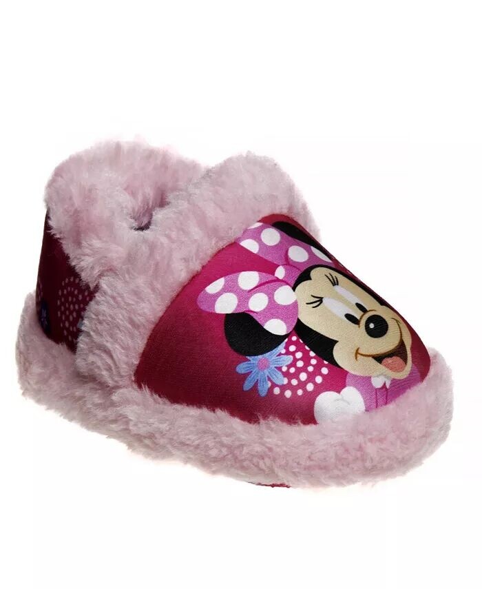 

Тапочки с Минни Маус для маленьких девочек Disney, розовый