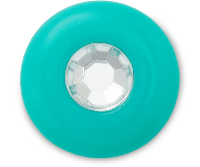 

Джиббитсы Acrylic Turquoise Gem Crocs