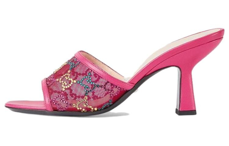 Шлепанцы женские розовые Gucci