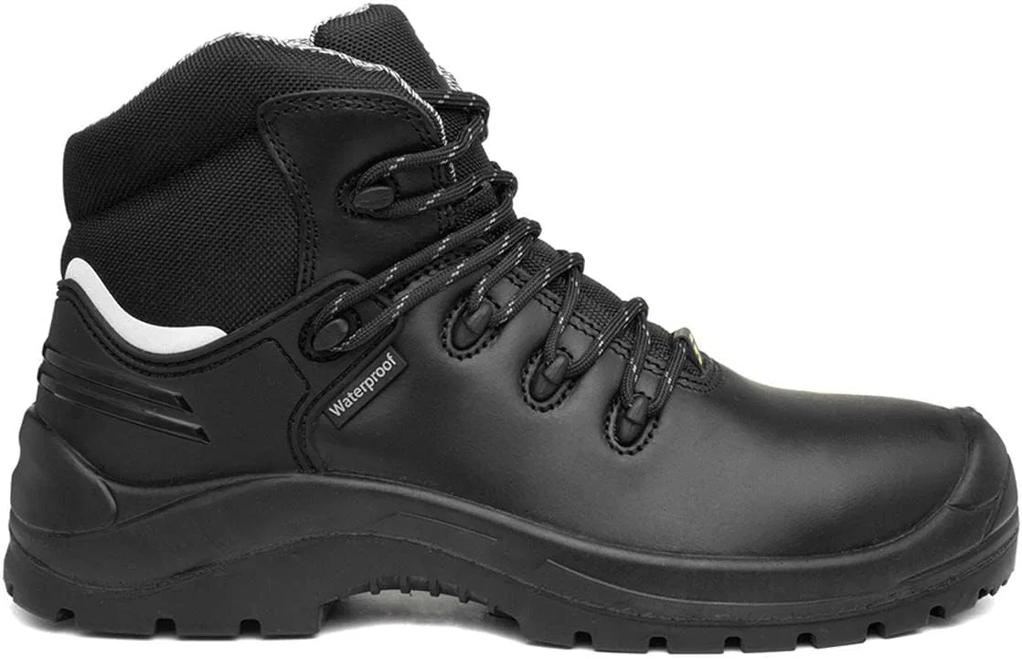 SAFETY JOGGER Защитные ботинки Maxguard X430 S3 из коровьей кожи, без металлических металлических вставок, водонепроницаемые, черные, размеры 5-12 — фото 2