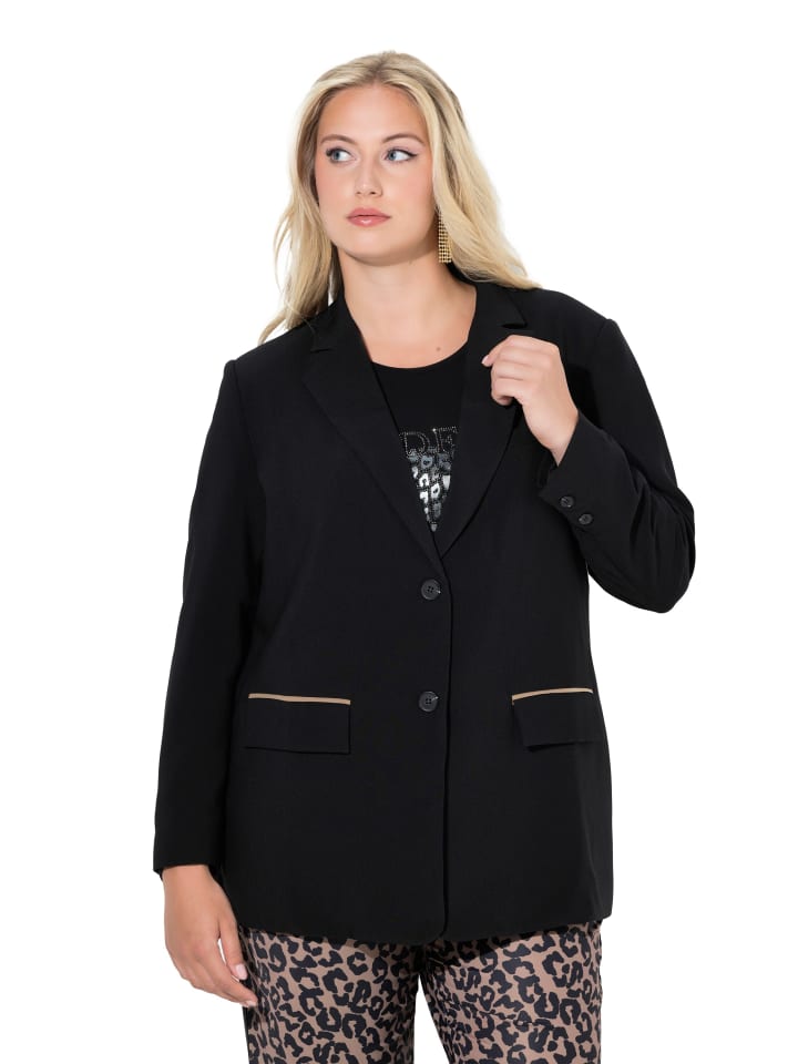 

Ulla Popken Черный пиджак