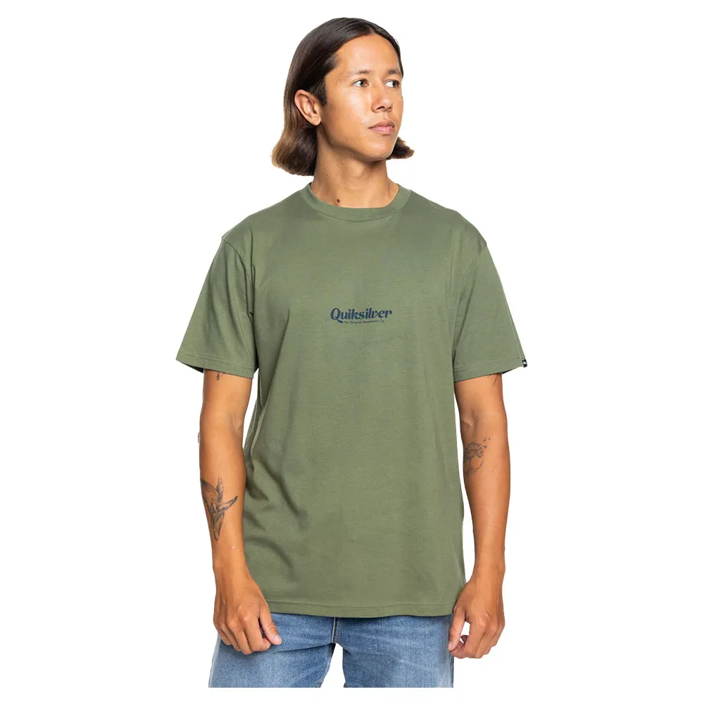 

Футболка Quiksilver Simple Lettrin, зеленый