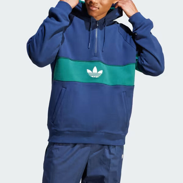 Толстовка оригиналы хак ny cutline Толстовка Adidas, синий — фото 2