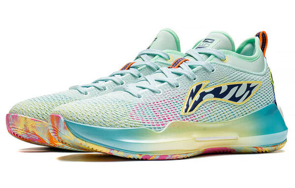 Кроссовки yushuai 13 низкие Li-Ning, зеленый — фото 3
