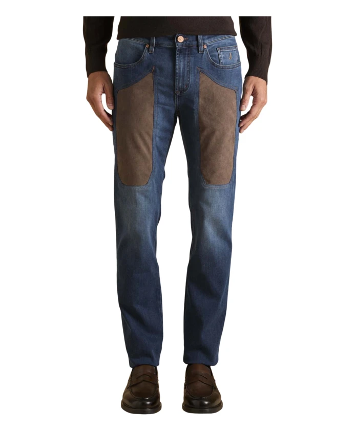 

Джинсы John зауженного кроя Jeckerson, синий