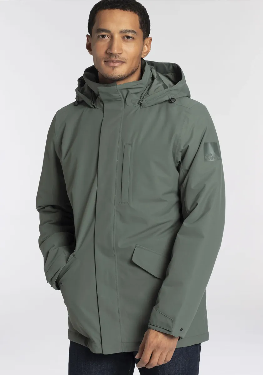 

Функциональная куртка Jack Wolfskin "NORTH COAST", с капюшоном, зеленый