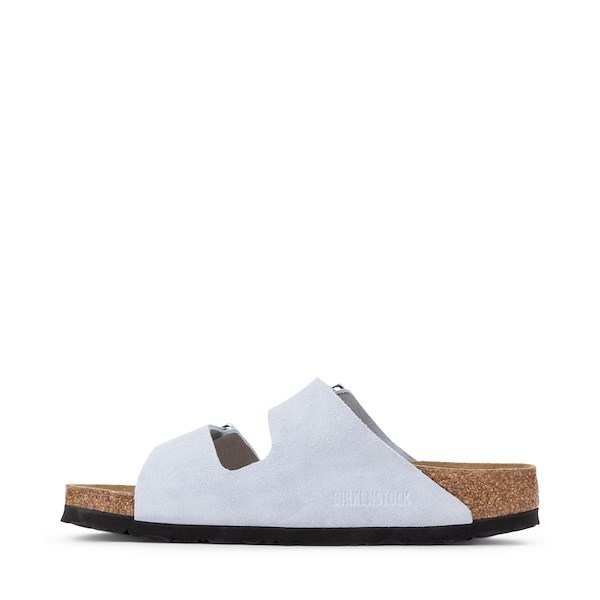 Сандалии Womens Birkenstock Arizona Soft Footbed Slide Sandal, цвет Baby Blue
