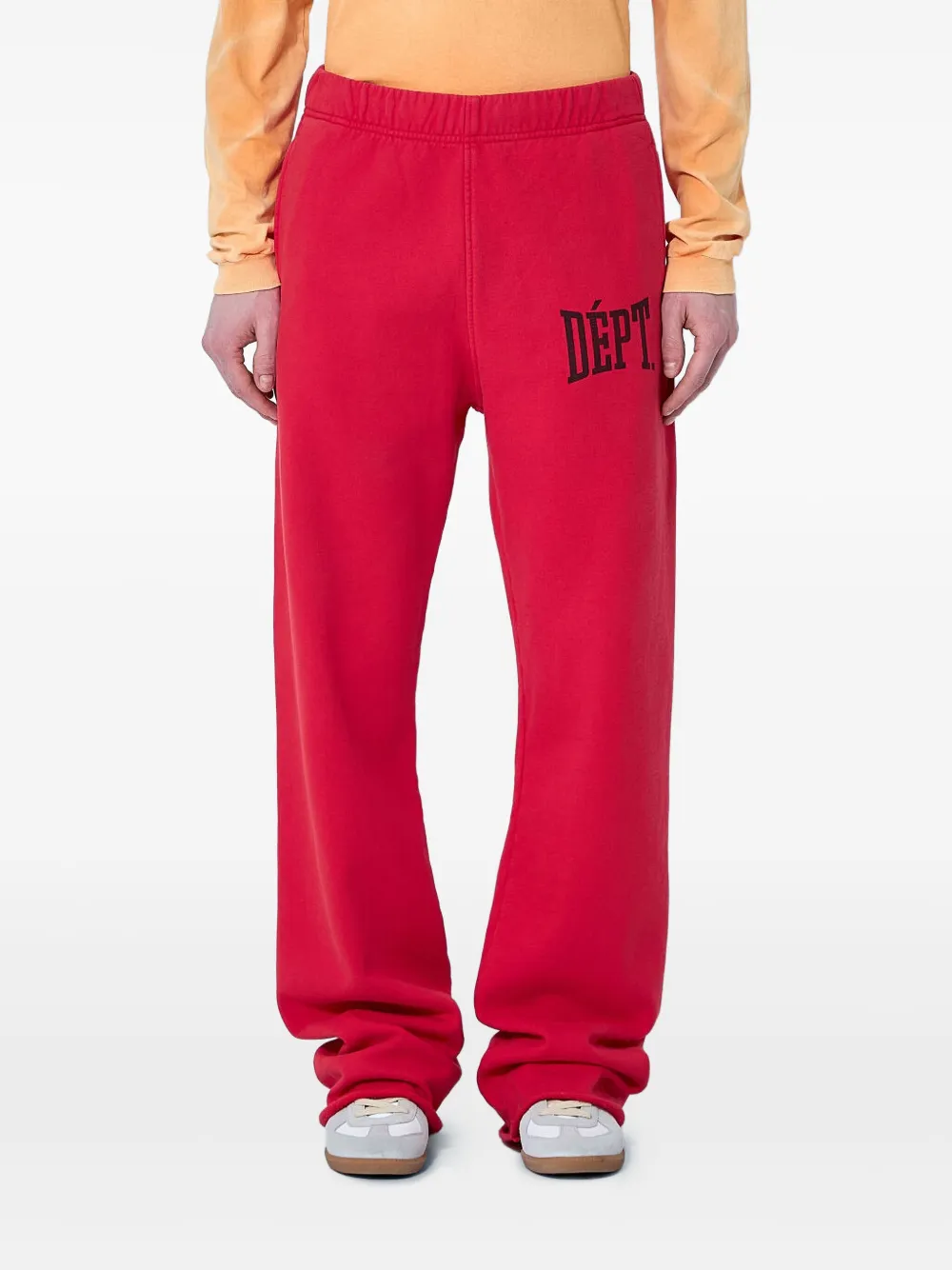 

Хлопковые спортивные брюки GALLERY DEPT., красный