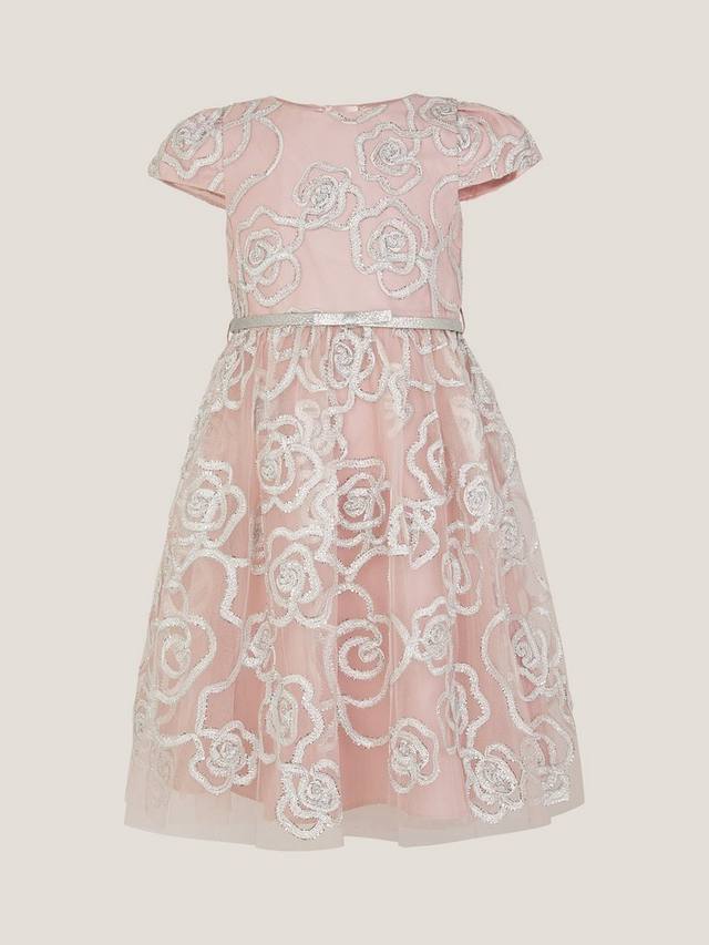 

Детское платье для вечеринки Rose Tinsel Monsoon, Pink