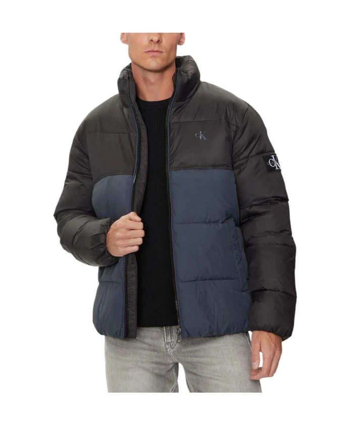 

Пуховая куртка с цветовыми блоками Calvin Klein Jeans, синий