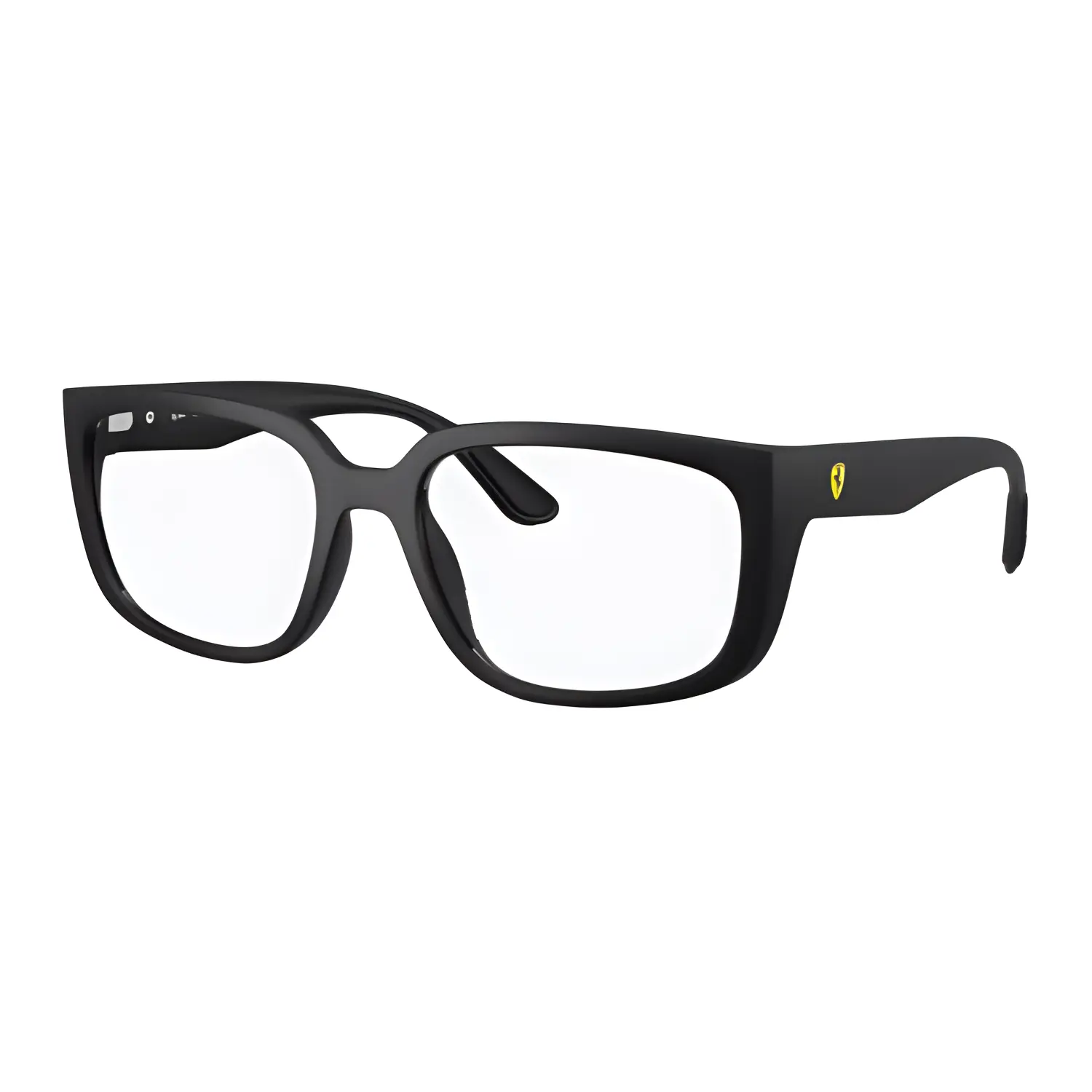 

RayBan Пластиковая оправа квадратной формы для очков унисекс черного цвета, Black