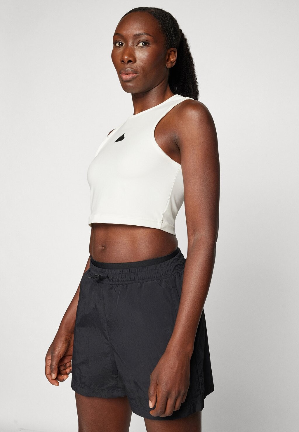 

Топ Crop adidas Sportswear, кремовый