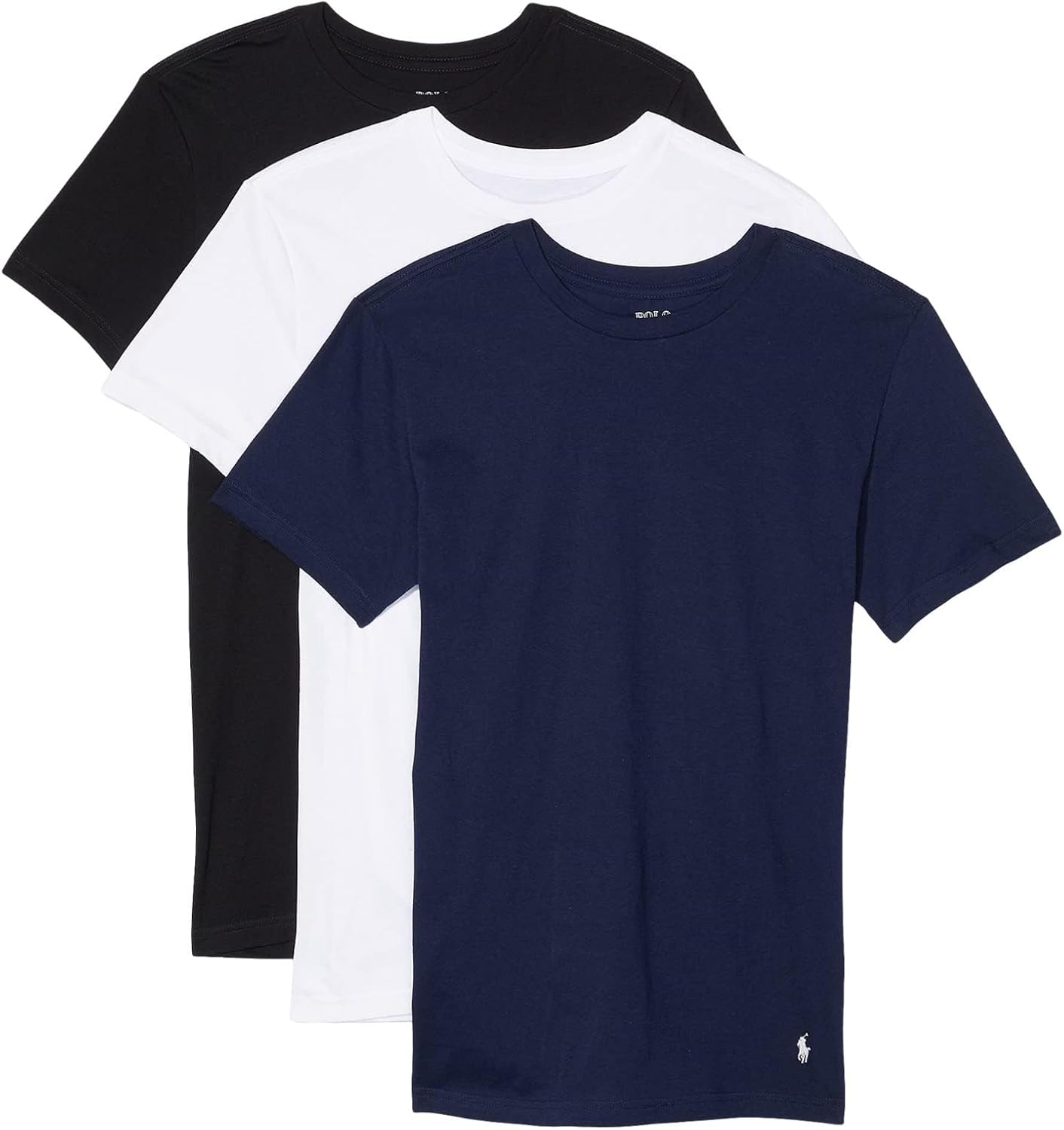 

POLO RALPH LAUREN мужские облегающие майки с влагоотводящим эффектом, комплект из 3 шт., Andover Heather/Bali Blue/Cruise Navy 2