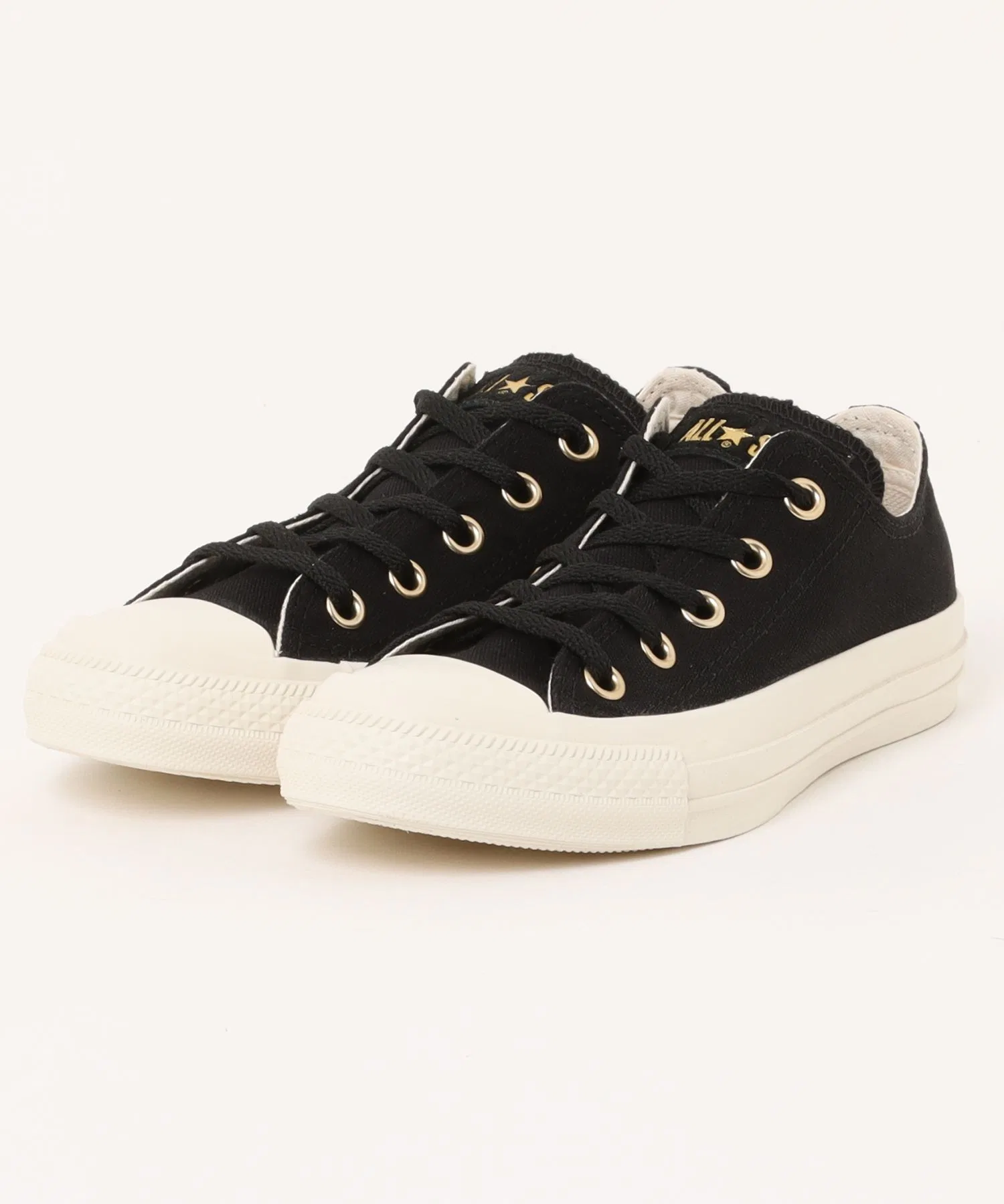 Мужские кеды CONVERSE All Star Gold Logo Label OX чёрные
